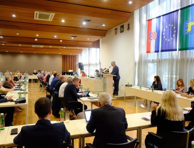 Novi potpredsjednici Skupštine Istarske županije David Modrušan i Zoran Karlić 